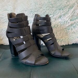 Black Strappy Heels